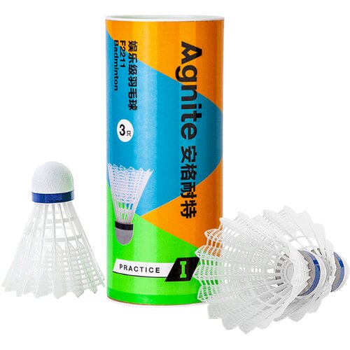 Agnite Set loptica za bagminton F2211, 3 komada Slike