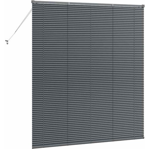  Venecijanski zastore Tamno siva 175 x 155 cm Aluminij Slike