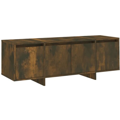 Maison Chic TV omarica - TV stojalo - Televizijska omarica dimljeni hrast 120x30x40,5 cm iverna plošča, (21700137) Cene