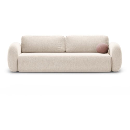 Cosmopolitan Design Krem sklopiva/s prostorom za odlaganje sofa od šenila 262 cm Tonale – Cijene