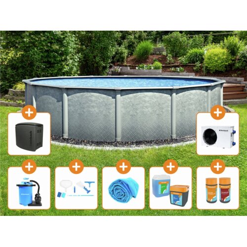 Steinbach Grande Pool Set Rund &amp;Oslash; 549 x 135 cm - Komplettset Medium - 1 set Slike