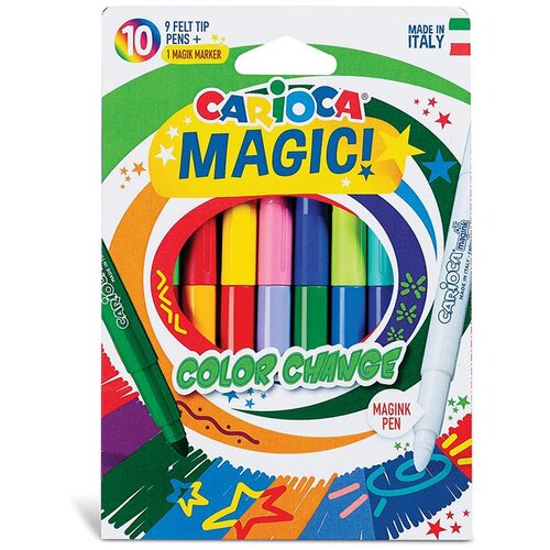 Carioca Komplet flomastrov spremenljivih barv 9+1 - Cene