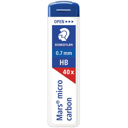 Mine 0,7MM HB 1CEVKA/40MIN MARS MICRO CARBON STAEDTLER 255 07-HB Slike