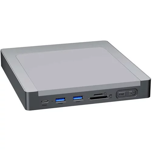 Invzi MagHub 8v1 priklopna postaja / USB-C vozlišče za iMac s prostorom za SSD (siva)