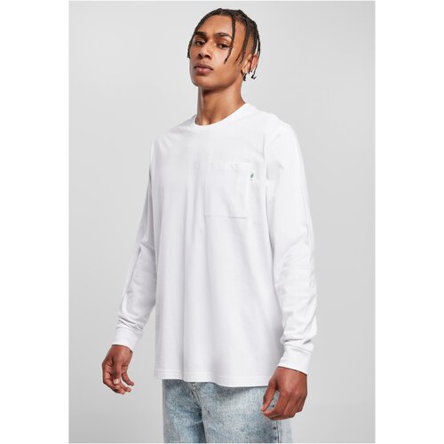 Urban Classics Bio Basic Pocket LS White Slike