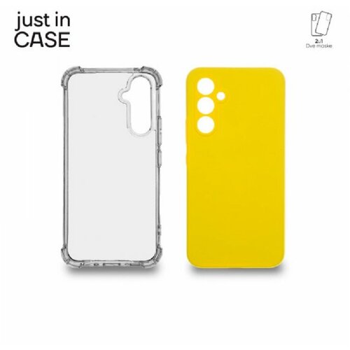 Just In Case 2u1 Extra case mix paket maski za telefon žuti za A54 5G Cene