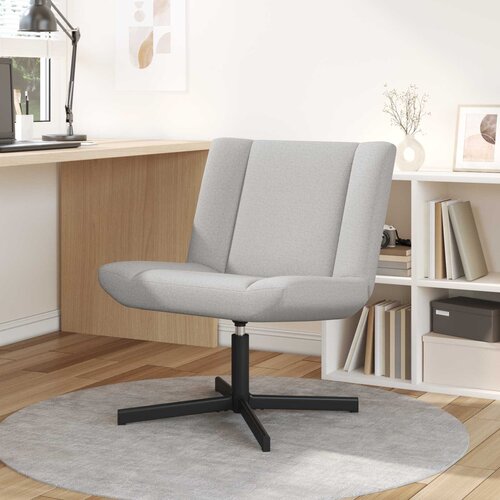  Stolica na kotačiće Oblačnosiva 63 x 75 x 76 cm tkanina Cene