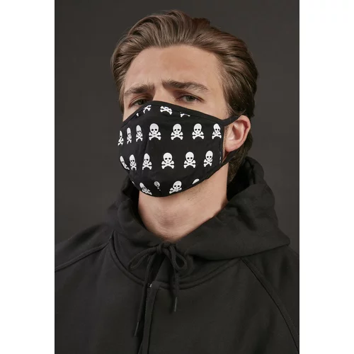 MT Accessoires Skull Face Mask 2-Pack black/white