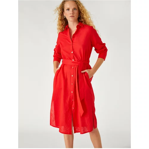 Koton Dress - Red - Wrapover