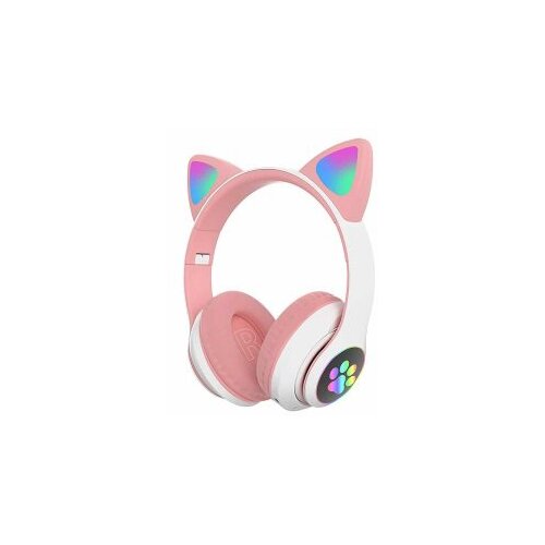  Slu&scaron;alice za djecu CAT EAR Kids STN-28, bluetooth, pink + bijela Cijene