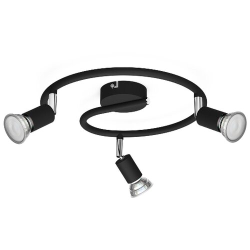  UGRADBENA REFLEKTOR SVJETILJKA LIMBALI PLATE/SPIRAL CRNA 3x50W PHILIPS Slike
