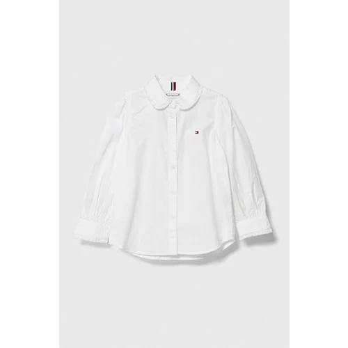 Tommy Hilfiger Dječja pamučna košulja boja: bijela