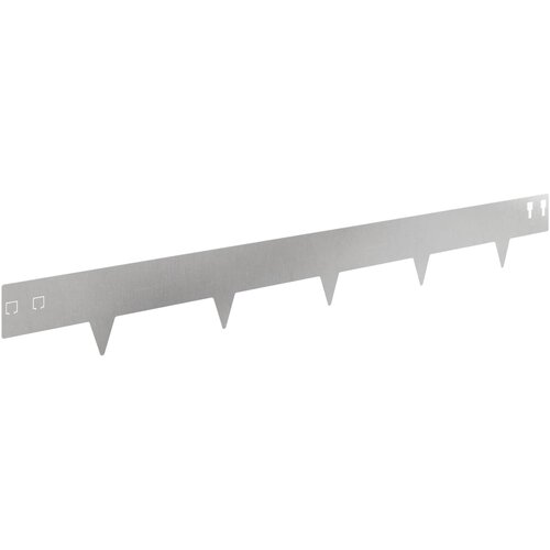 vidaXL Robovi trave 30 pcs 100 x 12 cm Jeklo Srebrna, (5000300964) Cene