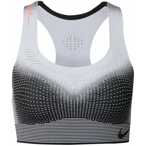 Nike Športni nederček 'SWSH' svetlo siva / svetlo rdeča / črna