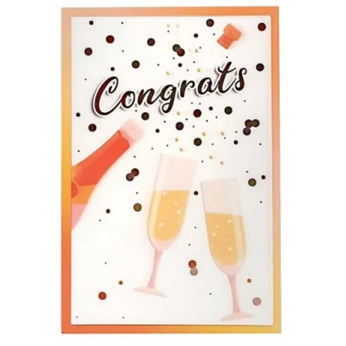 Čestitka 3D Hoorey Congrats Slike