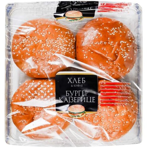 Nepoznato HLEB&KIFLE burger kajzerice 4x80g Cene