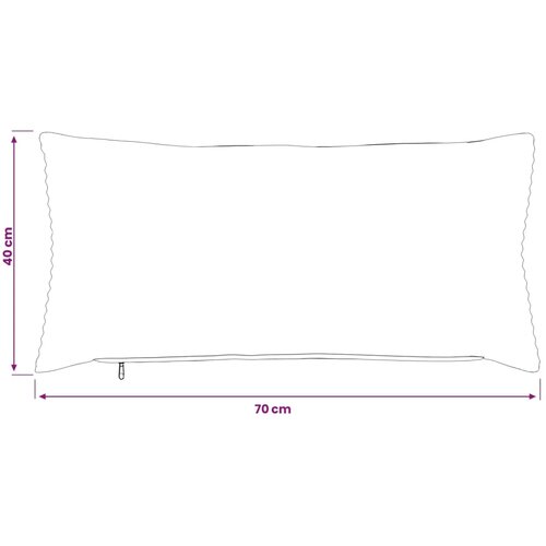  Presvlaka za jastuk 2 pcs HEERLEN Žuta 40 x 70 cm Kord - Žuta 40 x 70 cm 2 Slike