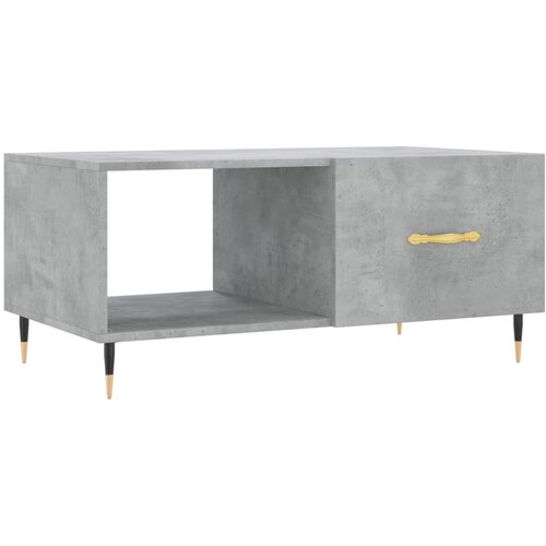 Maison Chic Klubska mizica - kavna mizica - Nizka mizica betonsko siva 90x50x40 cm konstruiran les, (21755383) Cene