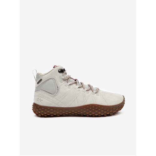 Merrell Cream Women&amp;#039;s Suede Ankle Outdoor Sneakers - Women Slike