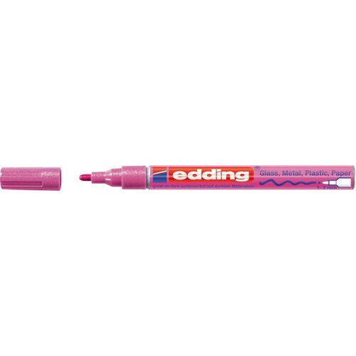 Edding paint marker E-751 1-2mm, metallic roze Cene