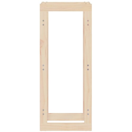  Stalak za drva za ogrjev 41 x 25 x 100 cm od masivne borovine Slike