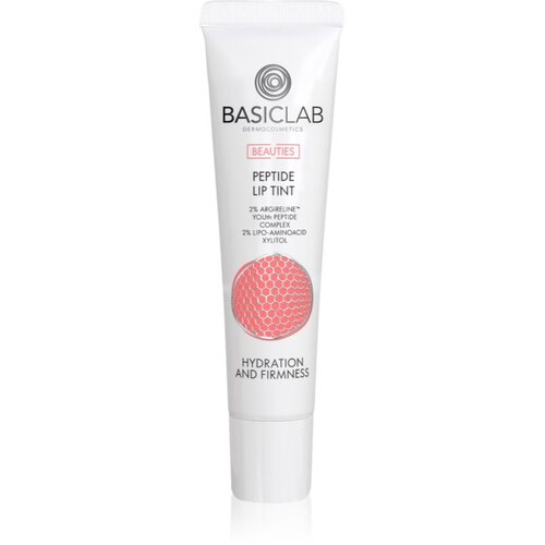 BasicLab Dermocosmetics Beauties sjajni balzam za usne s peptidima nijansa 100/Bubble Gum 15 ml Slike