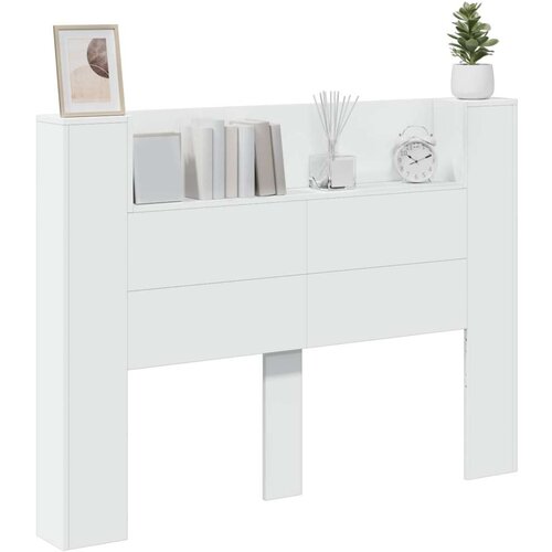  Uzglavlje Bijelo 140 x 16 5 x 103 5 cm Konstruirano drvo Slike