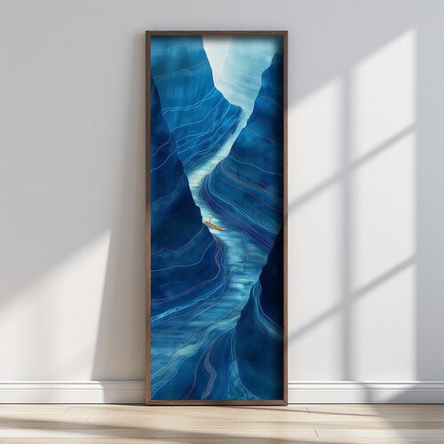 WALLXPERT FAH184-150 Multicolor Decorative Framed MDF Painting Cene