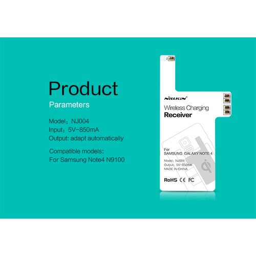 Nillkin WiFi charging reciever Samsung Note 4/N910. Cene