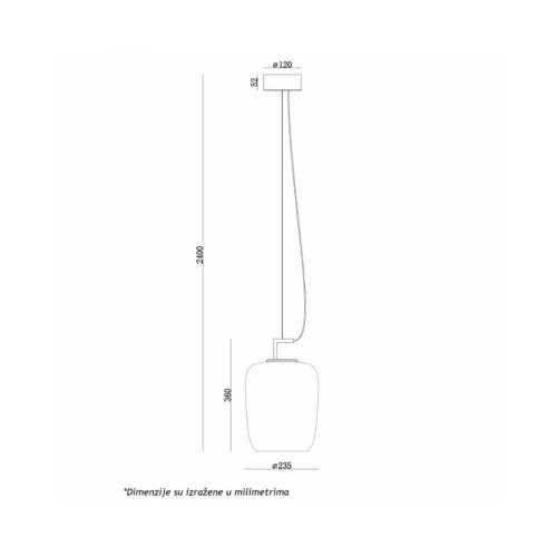 monari 26 VISILICA 5W 3000K Cene