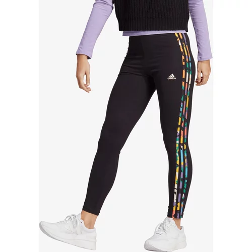 Adidas Sportske hlače žad / neonsko narančasta / crna / bijela