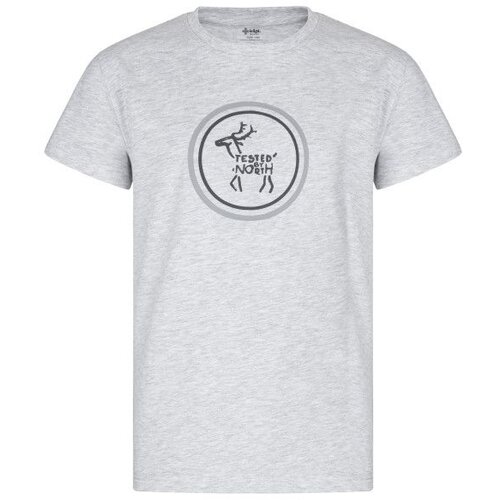 Kilpi Boys' cotton T-shirt ALBION-JB WHITE Cene