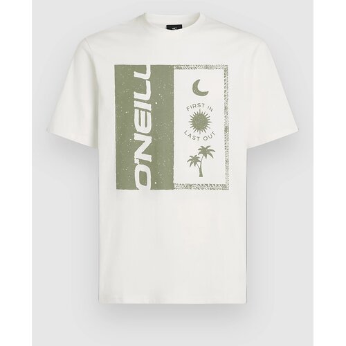 O'neill Front Print T-shirt snow white Cene