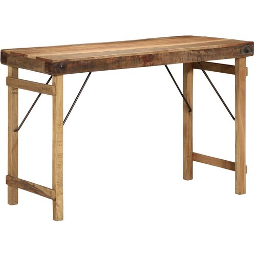 vidaXL Jedilna miza Rjava 110 x 55 x 76 cm trden predelan les Cene