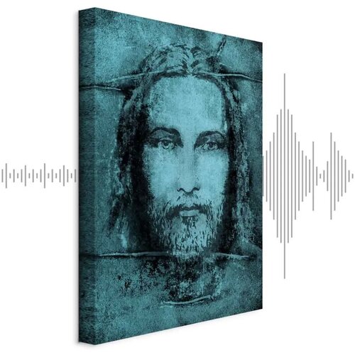  Slika - Shroud of Turin in Turqoise (1 Part) Vertical 20x30 Akustična Cene