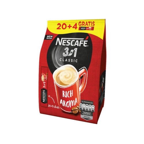 Nescafe 3u1 Classic kesa 20+4 gratis Slike