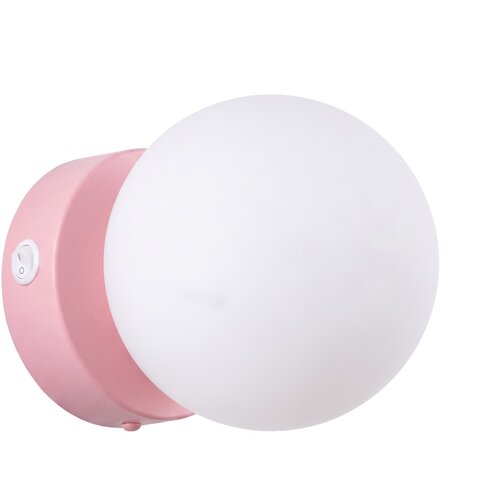 Sollux Lighting Stenska svetilka YOLI 1 rožnata s stikalom, (5000352007) Cene