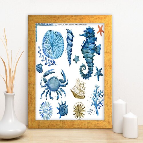 Wallity Uokvirena slika AC11085476691, 24x29 cm Cene