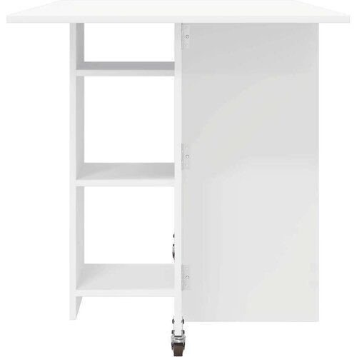  Blagovaonski stol 115 x 70 x 75 cm Konstruirano drvo Bijela - Bijela Slike