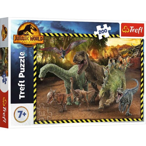 Trefl 13287 puzzle Sestavljanka 200 kos Dinosavri Cene