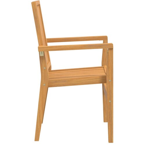  Složive vrtne stolice 6 kom 56,5x57,5x91 cm od masivne tikovine Slike