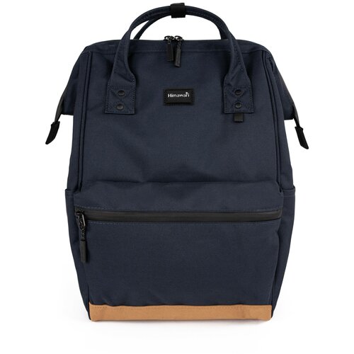 Himawari Unisex's Backpack Tr23086-3 Navy Blue Slike