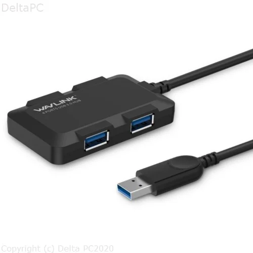  WL-UH30410 WAVLINK SuperSpeed USB 3.0 Hub USB 3.0 A M na 4x USB 3.0 A Z