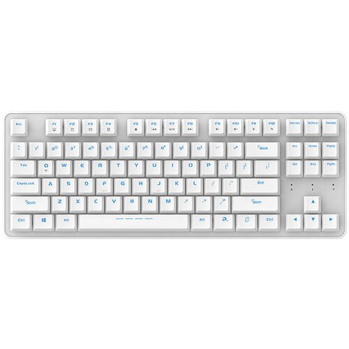 Dareu Brezžična mehanska tipkovnica EK807G 2.4G (bela), (20772959) Cene