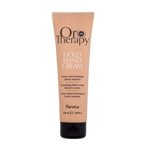 Fanola Oro Therapy 24K Gold Hand Cream hranilna in vlažilna krema za roke 100 ml za ženske Slike