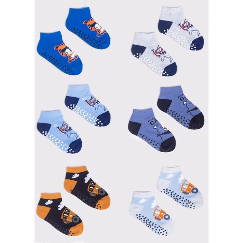 Yoclub Kids's 6Pack Boy's Ankle Socks SKS-0089C-AA0A-002 Cene
