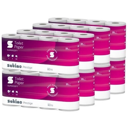 WEPA Toalet papira Satino Prestige, Paket od 8 pakovanja, 8 rolni, Dvoslojni Cene