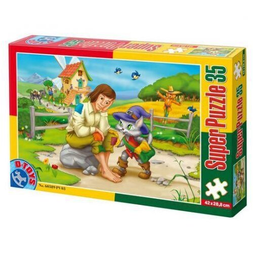 Dtoys Puzzle Mačak u čizmama - 35 delova Slike