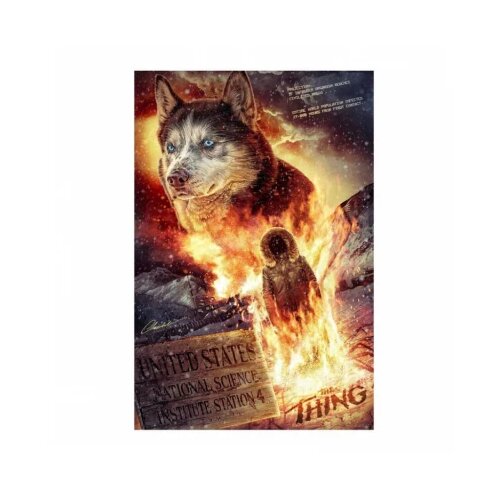 Fanattik The Thing Limited Edition Art Print Cene