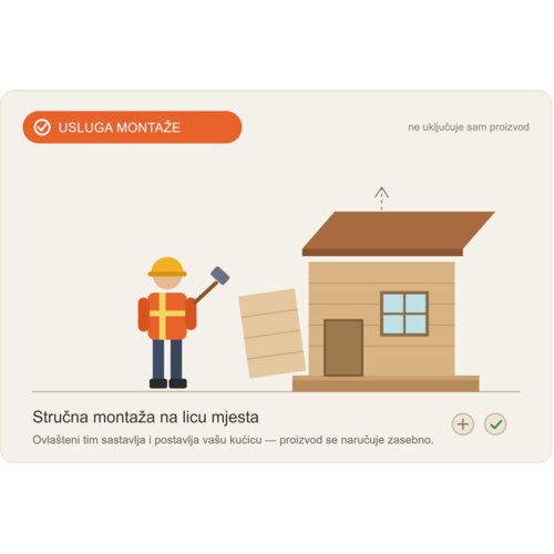  Montaža &amp;ndash; ALBERCHE 600 &amp;times; 600 cm (40 mm) Slike